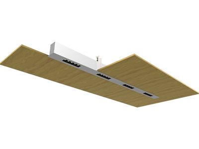 LUZ Einbaupanel LED Deckenleuchte, 2835 LEDs, 90lm/W