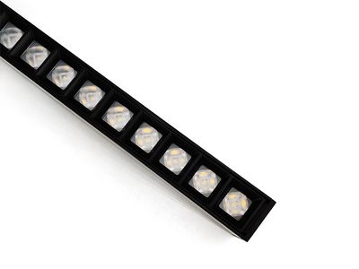 LUZ 15° / 30° / 45° Oberfläche LED Einbauleuchte, 2835 LEDs, 90 lm/W, UGR<12