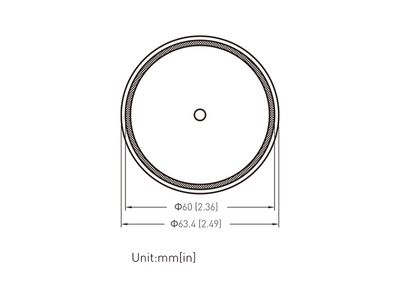 O600610P Serie 360° Hängelampe, rund